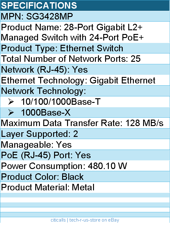 TP-Link SG3428MP 28-Port Gigabit L2+ Managed Switch with 24-Port PoE+