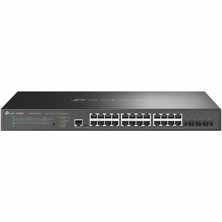 TP-Link SG3428XPP-M2 24-Port 2.5GBASE-T and 4-Port 10GE SFP+ L2+ Managed Switch