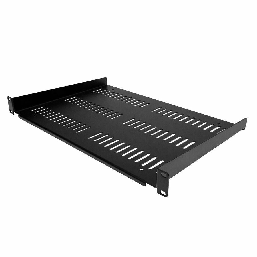 StarTech SHELF-1U-12-FIXED-V 1U Vented Server Rack Cabinet Shelf - Black