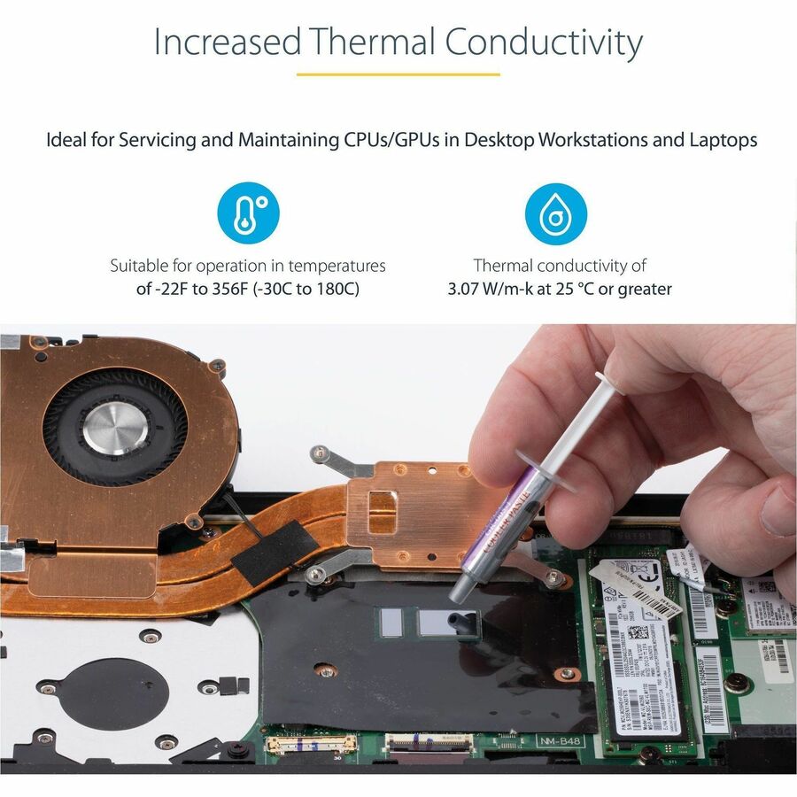 StarTech SILV5-THERMAL-PASTE Thermal Paste - Metal Oxide Heat Sink Compound