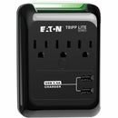 Eaton SK30USB Protect It! 3-Outlet Surge Protector, Direct Plug-In, 540 Joules