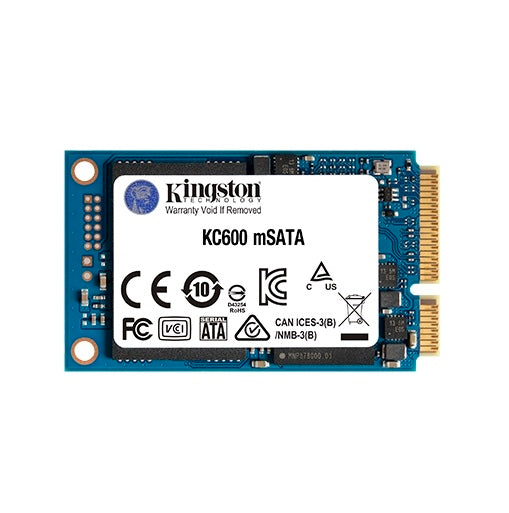 Kingston SKC600MS/512G SSD -  512G 512GB KC600 mSATA SM2259 3D TLC Retail