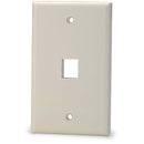 Signamax SKF-1-WH 1-Port Single-Gang Keystone Faceplate, White