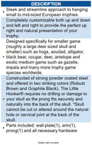 Skull Hooker SKH-LH-ASSY-BLK Little Hooker (S/M Trophies) - Black
