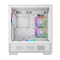 Montech SKY TWO (WHITE) - Mid tower - ATX - windowed side panel (glass) - White