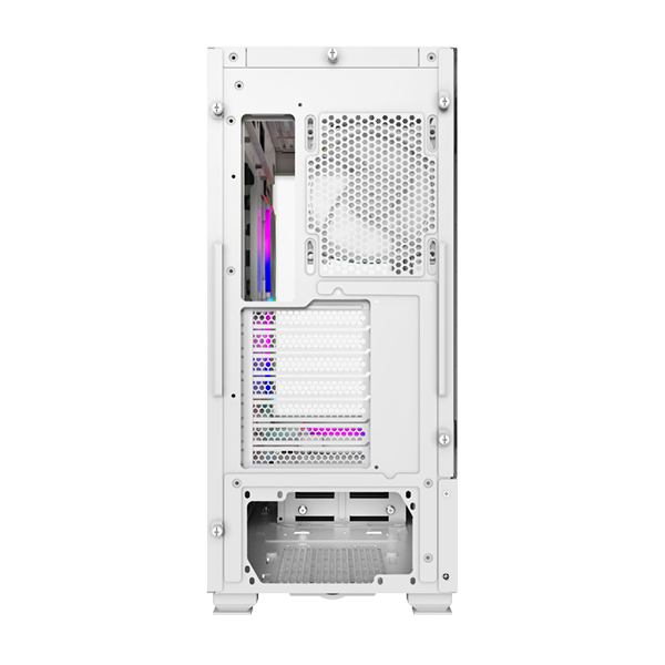 Montech SKY TWO (WHITE) - Mid tower - ATX - windowed side panel (glass) - White