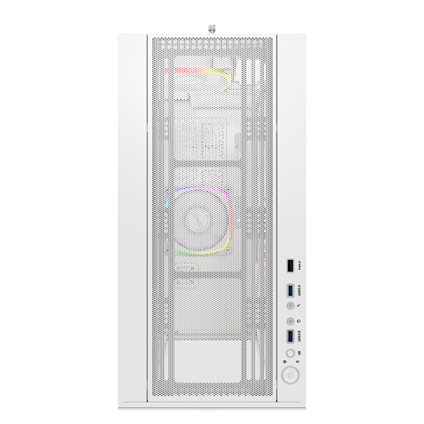 Montech SKY TWO (WHITE) - Mid tower - ATX - windowed side panel (glass) - White