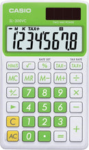 Casio SL-300VC-GN SL-300VC Portable Calculator - Battery/Solar Powered