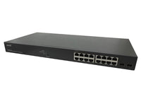 Transition Networks SM16TAT2SA-NA Smart Managed PoE+ Switch - 16 Ports