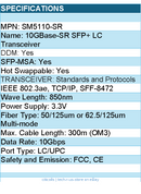 TP-Link SM5110-SR 10GBase-SR SFP+ LC Transceiver Retail