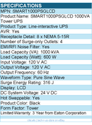 Eaton Tripp Lite Series SMART1000PSGLCD 1000VA 120V Pure Sine Wave Gaming UPS