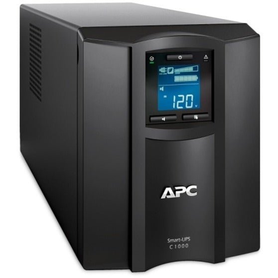APC SMC1000C Smart-UPS C, Line Interactive, 1000VA, Tower, 120V - Black