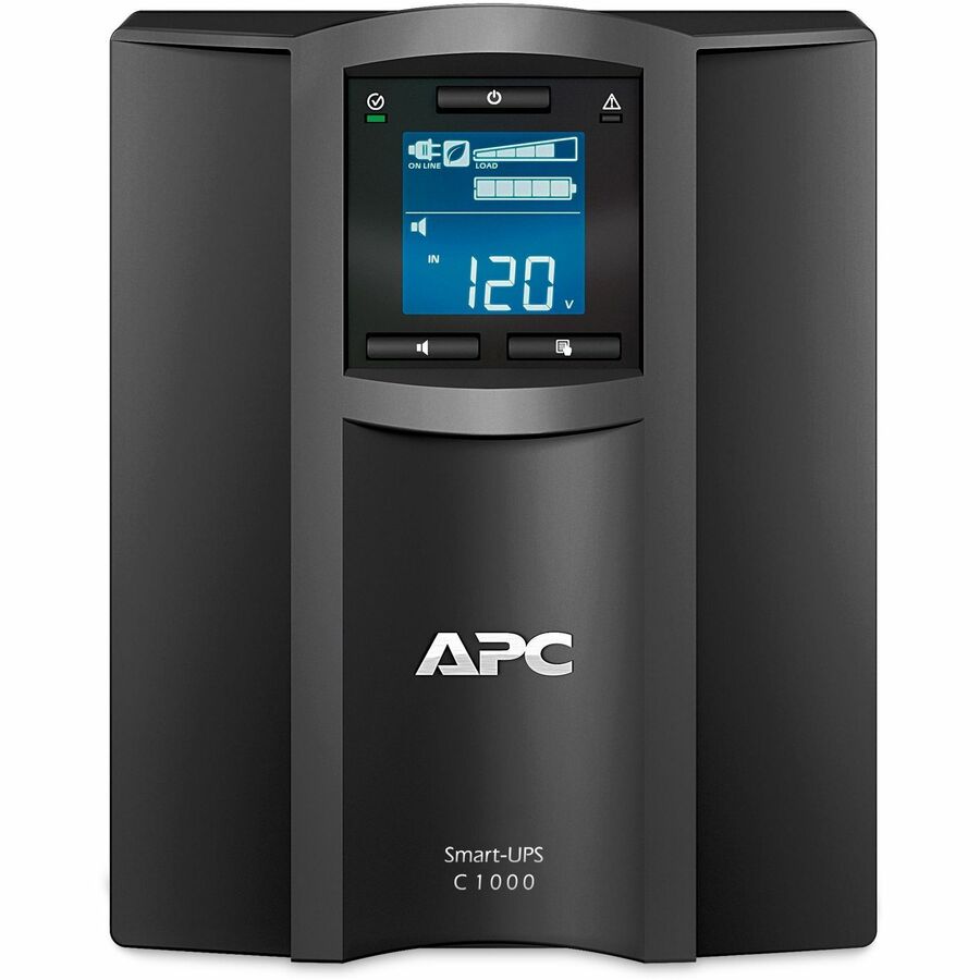 APC SMC1000C Smart-UPS C, Line Interactive, 1000VA, Tower, 120V - Black