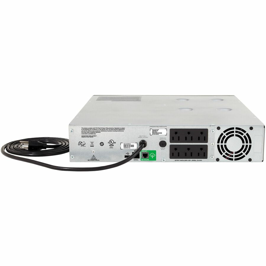 APC SMC1500-2UC Smart-UPS C, Line Interactive, 1440VA, Rackmount 2U, 120V