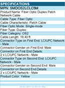 StarTech SMDOS2LCLC5M 16.4ft LC to LC  OS2 Single Mode Duplex Fiber Optic Cable
