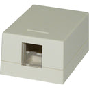 Signamax SMKL-1 Keystone - 1-Port Surface Mount Box LightIvory