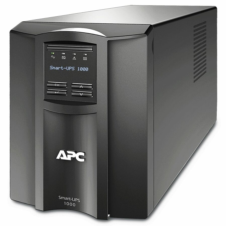 APC SMT1000C Smart-UPS, Line Interactive, 1000VA, Tower, 120V, 8x NEMA 5-15R