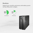 APC SMT2200C Smart-UPS, Line Interactive, 2200VA, Tower, 120V, 8x NEMA 5-15R+2x