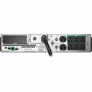 APC SMT2200RM2UC Smart-UPS, Line Interactive, 2200VA, Rackmount 2U, 120V - Black