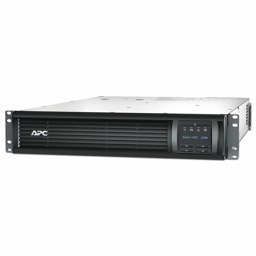 APC SMT2200RM2UNC Smart-UPS, Line Interactive, 2200VA, Rackmount 2U, 120V -Black