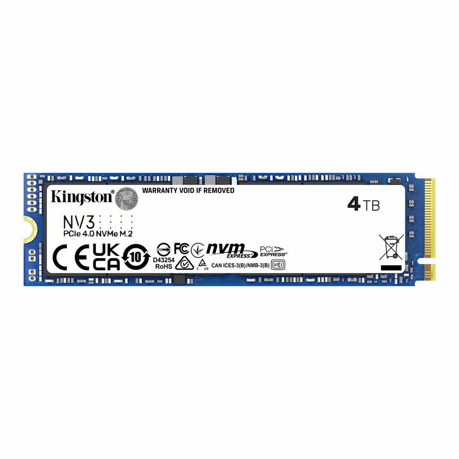 Kingston SNV3S/4000G NV3 4 TB Solid State Drive - M.2 2280 Internal