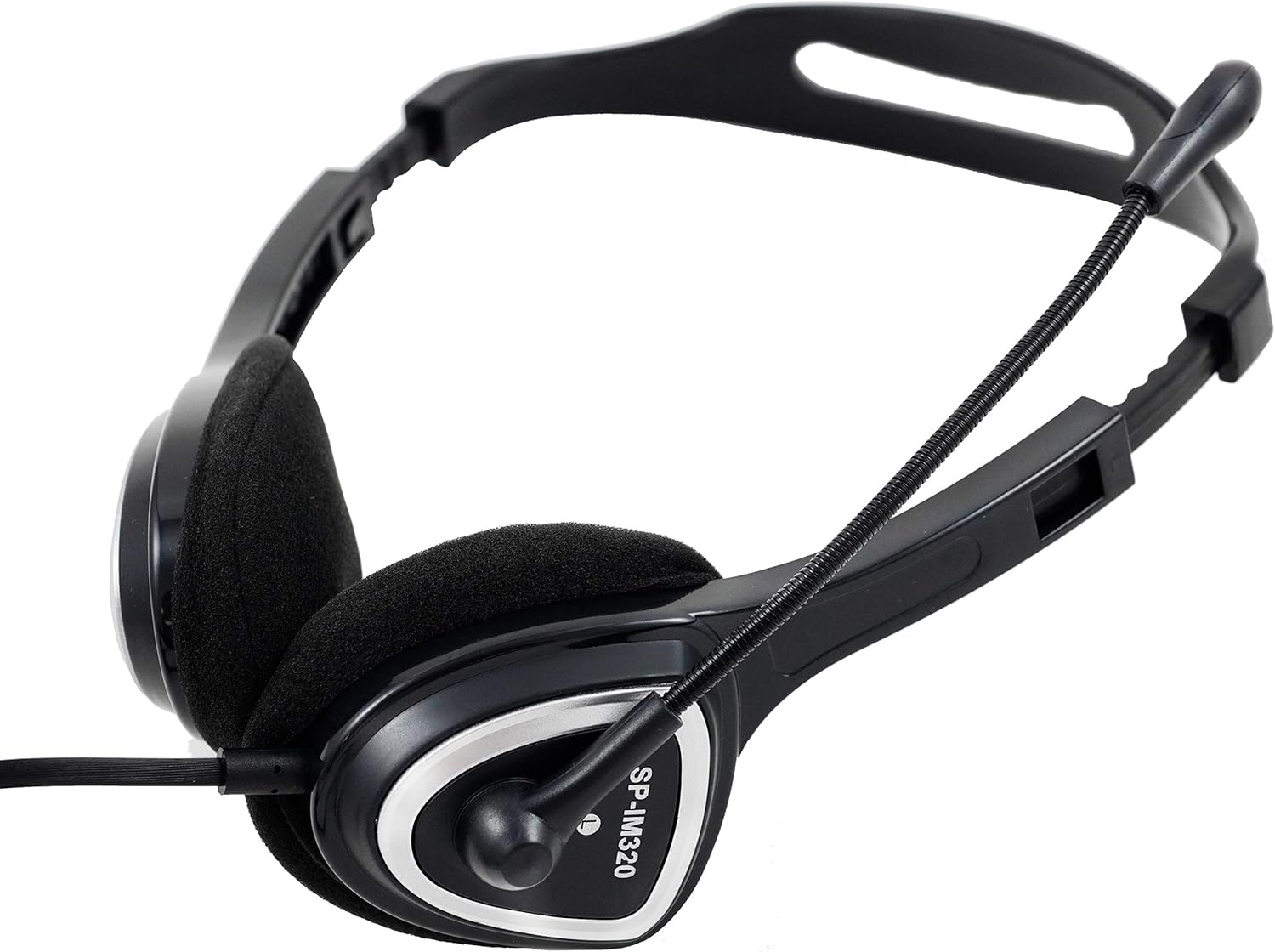 iMicro SP-IM320 - Headset - Boom - on-ear - wired - USB-A - Black