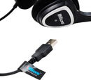 iMicro SP-IM320 - Headset - Boom - on-ear - wired - USB-A - Black