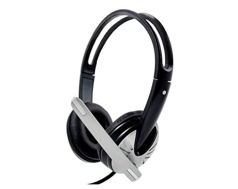 iMicro SP-IMME282 - Headset - on-ear - Boom - wired - USB-A - Black