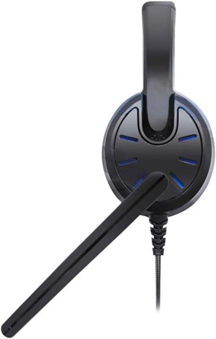 iMicro SP-IMME292 - Headset - on-ear - Boom - wired - 3.5 mm jack - Black