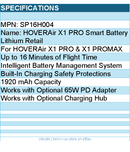 HOVERAir SP16H004 X1 PRO Smart Battery Lithium Retail - 1920 mAh