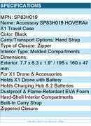 HOVERAir SP83H019 Accessory - X1 Travel Case Retail - Black
