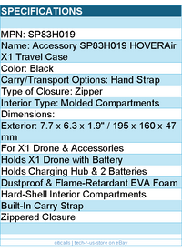HOVERAir SP83H019 Accessory - X1 Travel Case Retail - Black