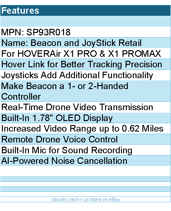 HOVERAir SP93R018 Accessory - Beacon and JoyStick Bundle Retail