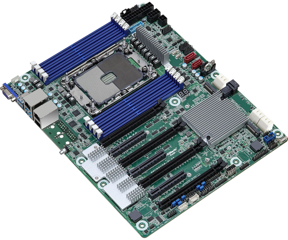 ASRock SPC621D8 Server Motherboard - C621A Xeon Socket P+ LGA4189 DDR4 PCIe ATX