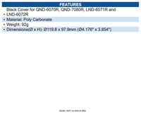 Hanwha SPG-IND72B Dome Cover for QND-6070R/7080R and LND-6071R/6072R Cameras