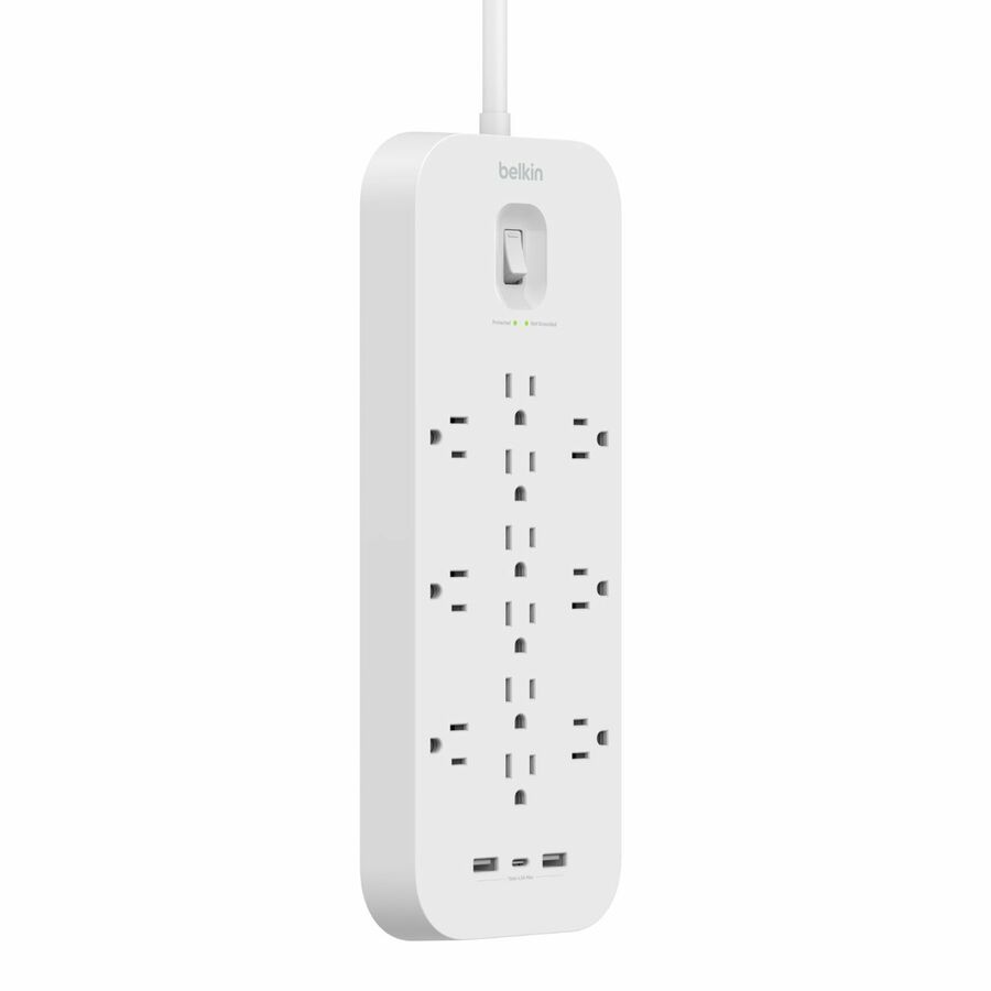 Belkin SRA007P12TT6 12-Outlet Surge Protector Power Strip w/ 12 AC Outlets