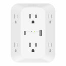 Belkin SRA008p6tt 6-Outlet Surge Protector Power Strip, Wall-Mountable