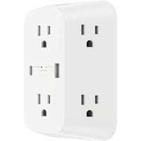 Belkin SRA008p6tt 6-Outlet Surge Protector Power Strip, Wall-Mountable