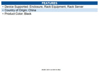 Eaton SRRAILDPTH1U SmartRack 1U Mounting Rail Deep Adapter Kit for Server Racks