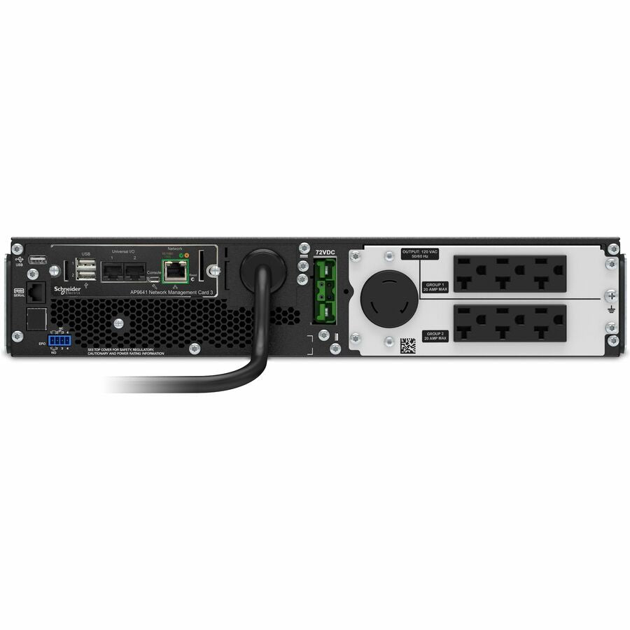 APC SRT2200RMXLA-NC Smart-UPS On-Line, 2200VA, Rackmount 2U, 120V