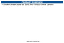Pelco SRXP4-LD-0I Smoked lower dome for Sarix Pro 4 indoor dome camera