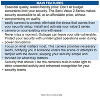 Pelco SRXV2-5V13-EMD-IR 5MP Sarix Value 2 Series Dome Camera, 2.7-13.5mm