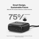 Belkin SRZ001TT5 3-Outlet Charging Station with 2 USB-A and 2 USB-C Ports 70W