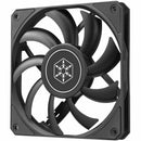 Silverstone SST-AS120B Air Slimmer 120 Cooling 4.72" Fan 4-pin PWM 63 CFM Black