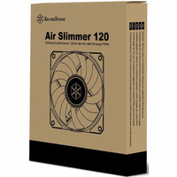 Silverstone SST-AS120B Air Slimmer 120 Cooling 4.72" Fan 4-pin PWM 63 CFM Black