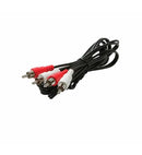 Steren ST-255-135 25' 2-RCA-Plugs to 2-RCA Plugs