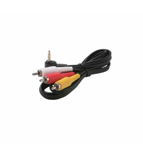 Steren ST-255-219 6' 3.5mm to 3-RCA Camcorder Cable