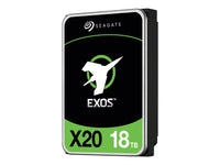 Seagate ST18000NM000D Exos X20 - hard drive - 18 TB - SAS 12Gb/s - 7200 rpm