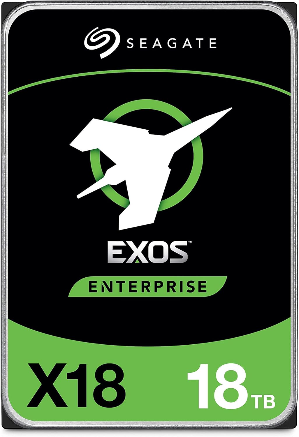 Seagate ST18000NM001J Exos X18 - Internal Hard Drive - 18 TB - SATA 6Gb/s