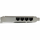 StarTech ST4000SPEXI 4-Port Gigabit Ethernet Network Card - PCI Express